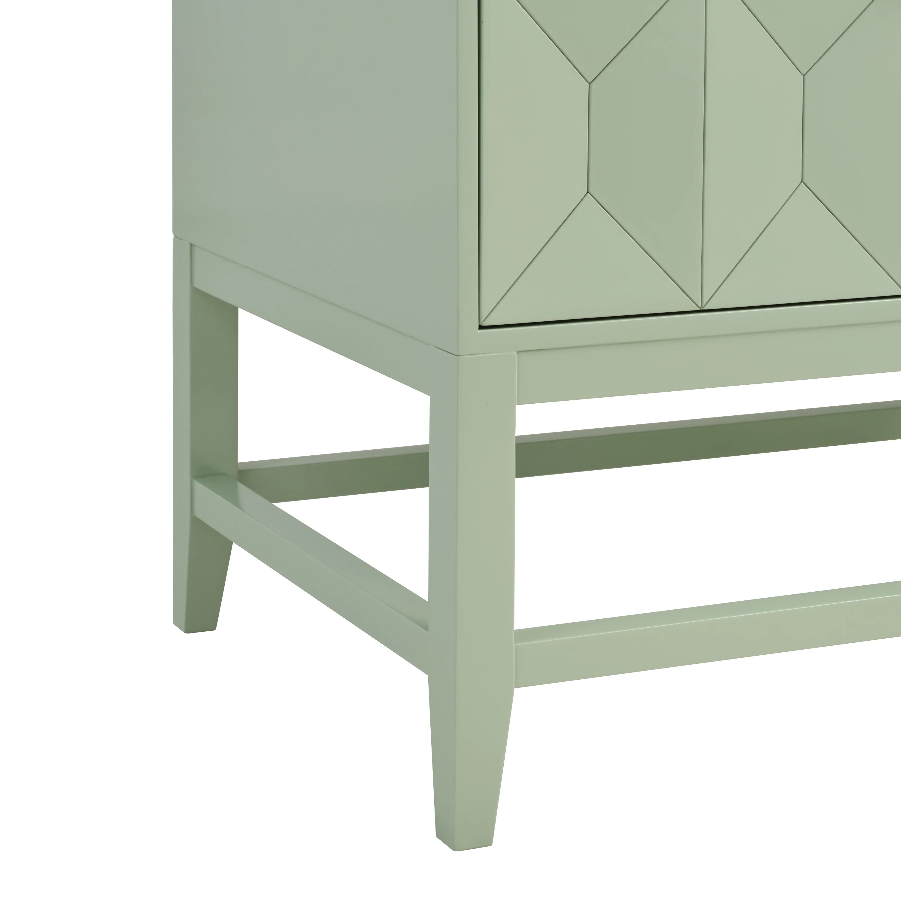 Emmeline 36" Single Vanity, Pistachio w/ 3 CM Victorian Silver Top