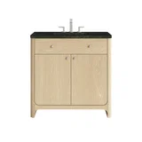 Gracyn 36" Single Vanity, Coastal Driftwood, w/ 3 CM Phantome Eclos Widespread Top