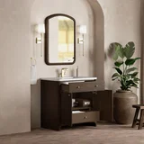 Gracyn 36" Single Vanity, Sable, w/ 3 CM White Zeus Quartz Top