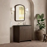 Gracyn 36" Single Vanity, Sable, w/ 3 CM Phantome Eclos Widespread Top