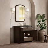 Gracyn 36" Single Vanity, Sable, w/ 3 CM Phantome Eclos Widespread Top