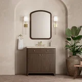 Gracyn 36" Single Vanity, Sable, w/ 3 CM Tajnar Eclos Widespread Top
