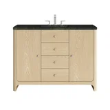 Gracyn 48" Single Vanity, Coastal Driftwood, w/ 3 CM Phantome Eclos Widespread Top