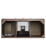 Gracyn 48" Single Vanity, Sable, w/ 3 CM White Zeus Quartz Top