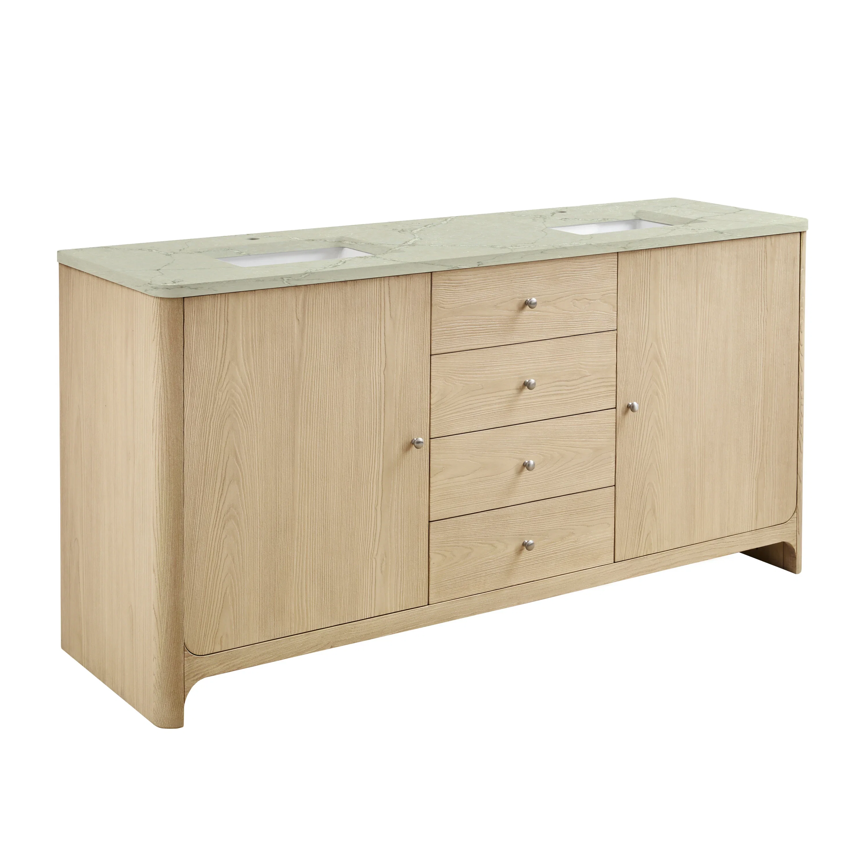 Gracyn 72" Double Vanity, Coastal Driftwood