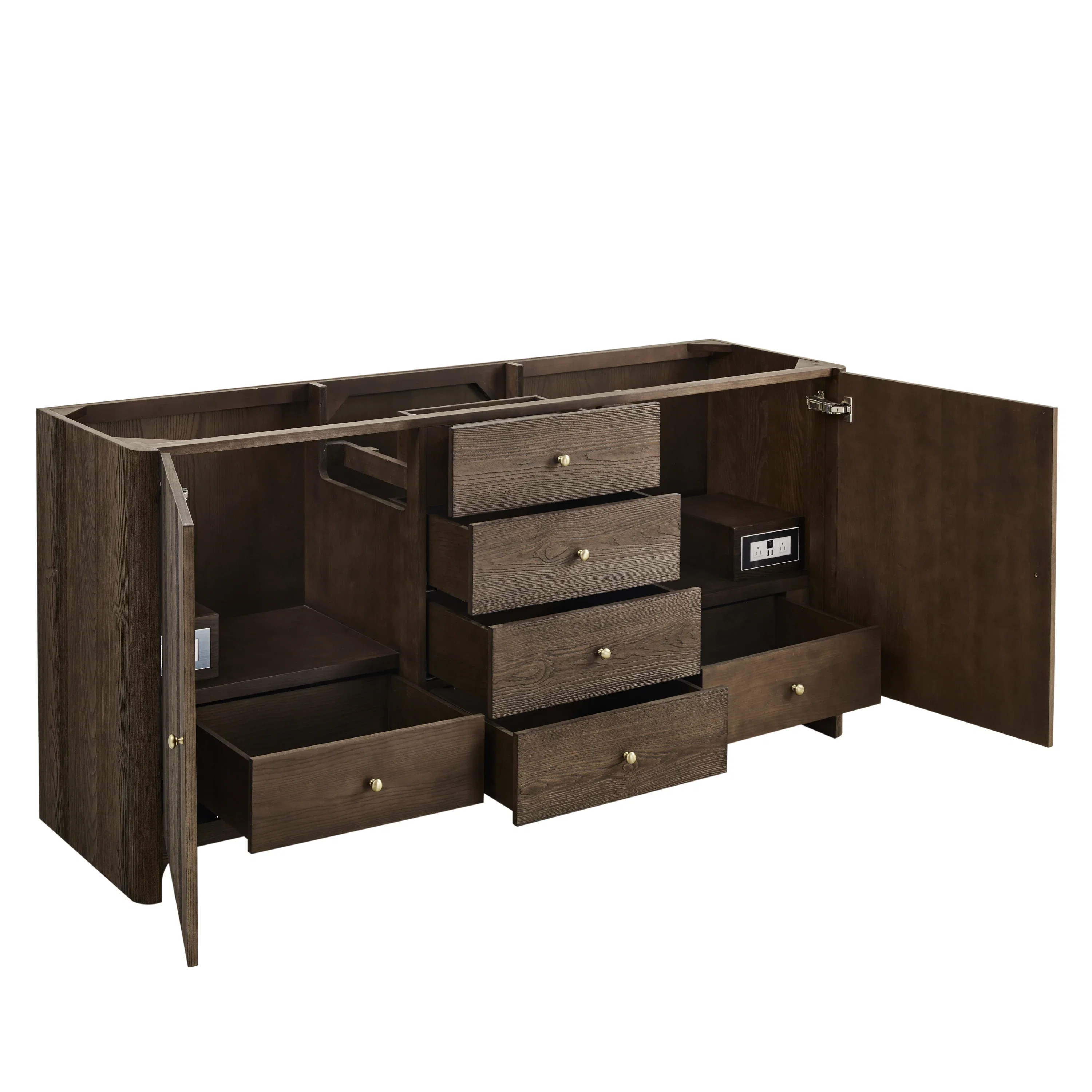 Gracyn 72" Double Vanity, Sable