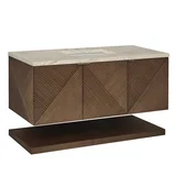 Marcello 48" Single Vanity, Chestnut, w/ 3 CM Tajnar Eclos Top