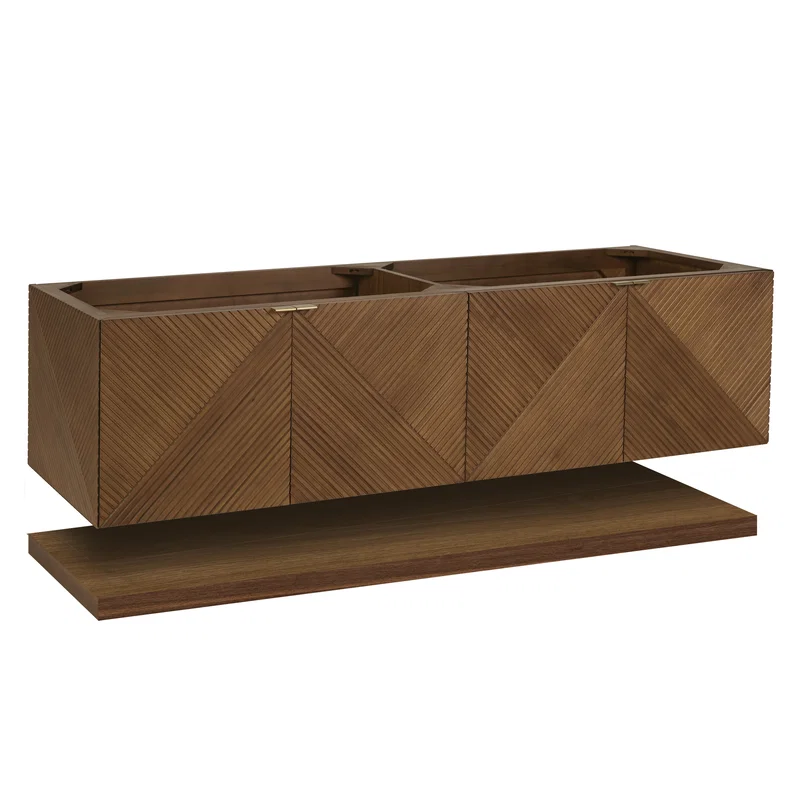 Marcello 72" Double Vanity Cabinet, Chestnut