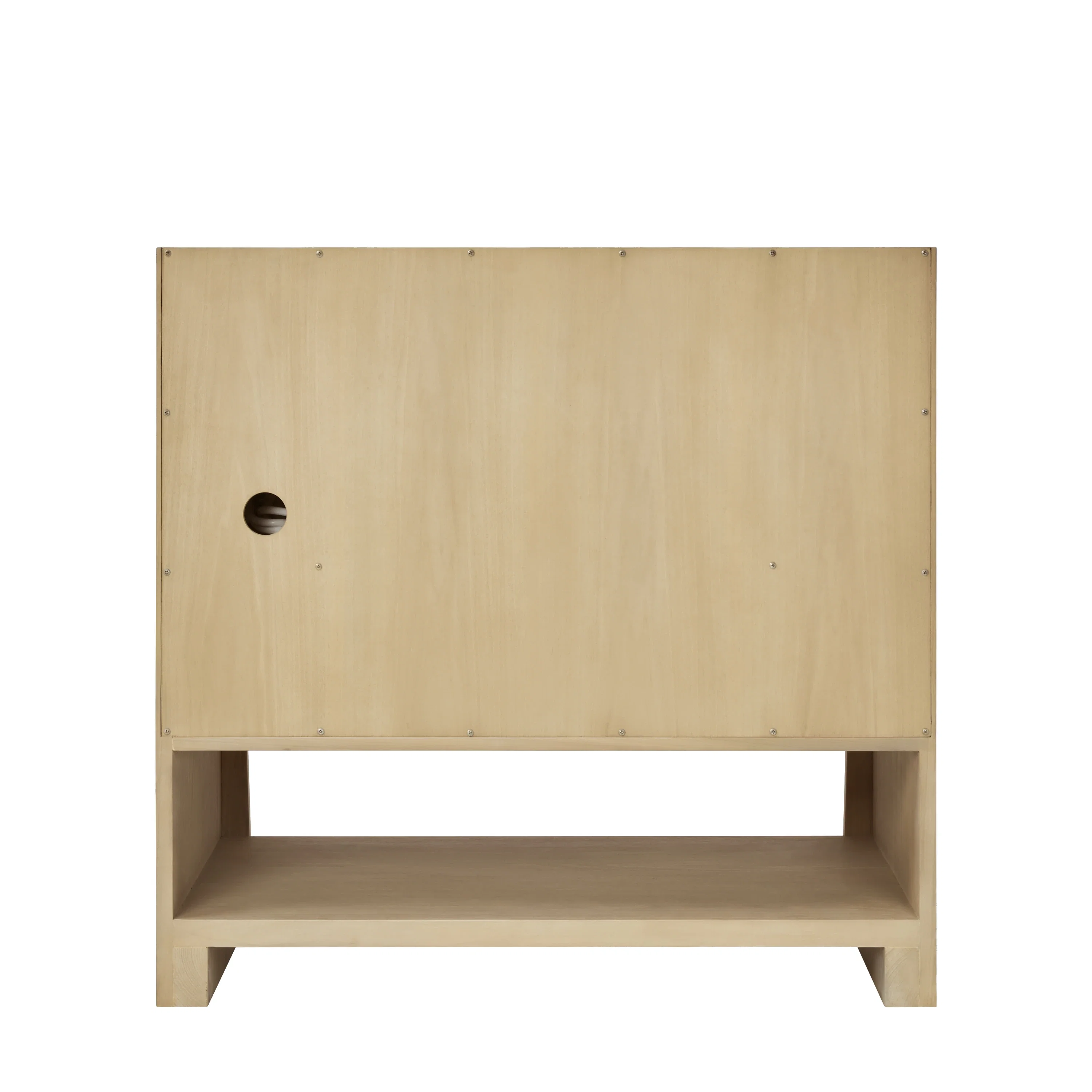 Solene 36" Single Vanity, Seaside Oak, w/ 3 CM Carrara Marble Top
