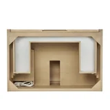 Solene 36" Single Vanity, Seaside Oak, w/ 3 CM Charcoal Soapstone Quartz Top