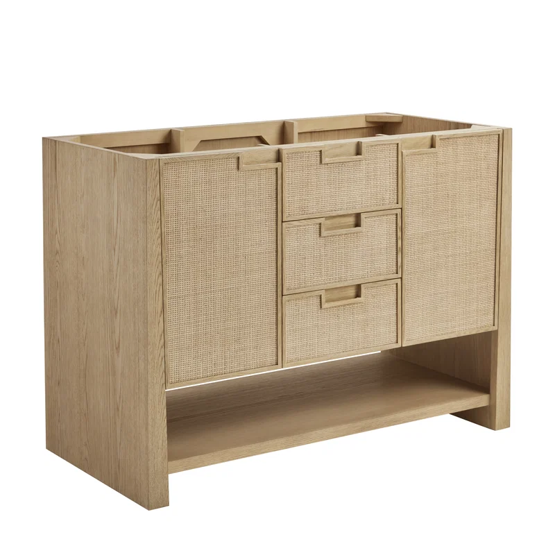 Solene 48" Single Vanity, Seaside Oak