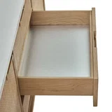 Solene 72" Double Vanity, Seaside Oak, w/ 3 CM Charcoal Soapstone Quartz Top