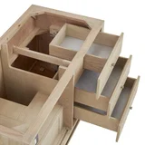 Marigot 48" Single Vanity, Sunwashed Oak, w/ 3 CM Tajnar Eclos Top