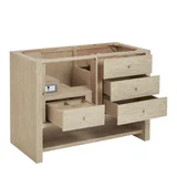 Marigot 48" Single Vanity, Sunwashed Oak, w/ 3 CM Tajnar Eclos Top