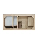 Marigot 48" Single Vanity, Sunwashed Oak