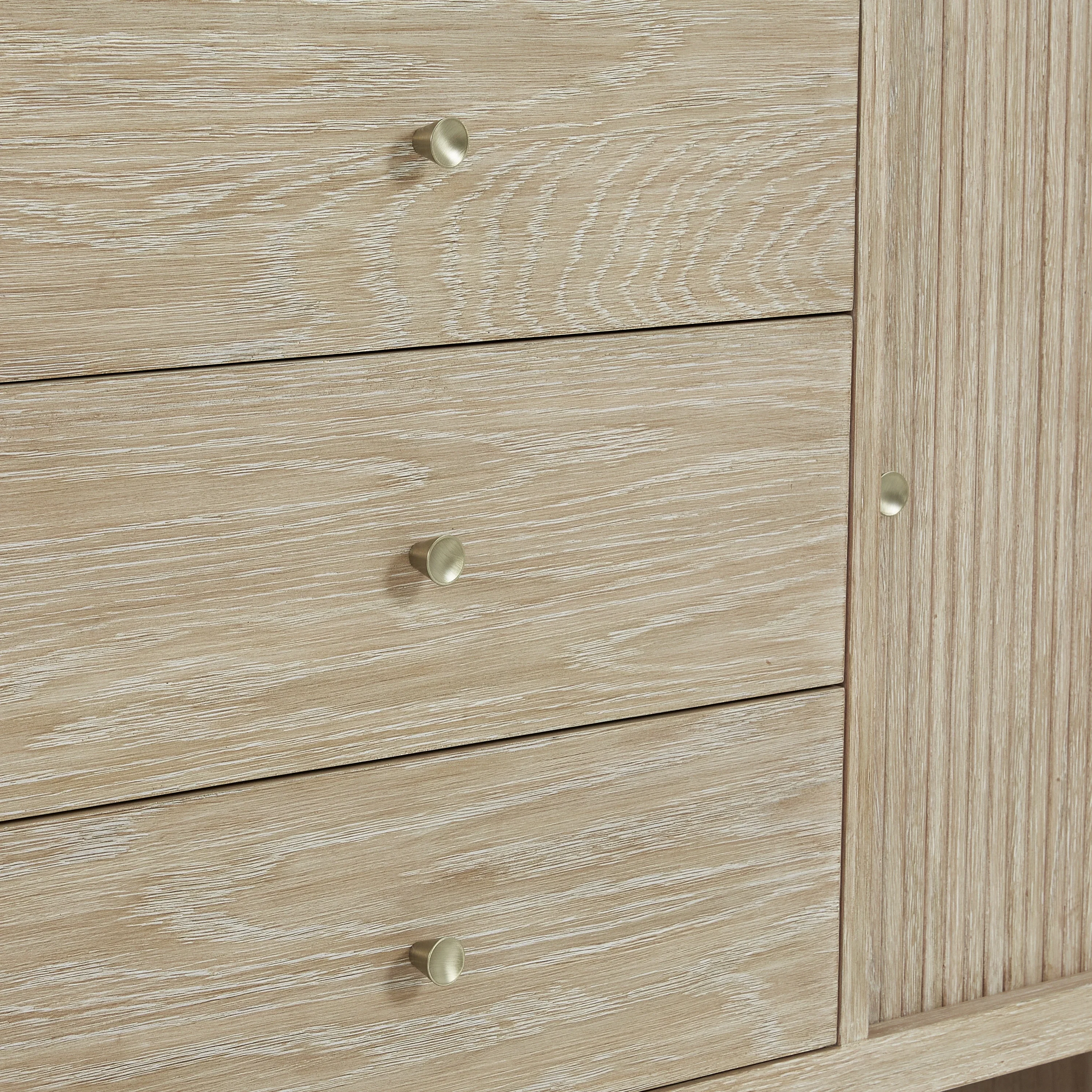 Marigot 72" Double Vanity, Sunwashed Oak w/ 3 CM Ethereal Noctis Silestone Top
