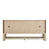 Marigot 72" Double Vanity, Sunwashed Oak w/ 3 CM White Zeus Silestone Top