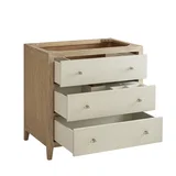Celeste 36" Single Vanity, Sunwashed Oak with Embossed Shagreen w/ 3 CM Parisien Bleu Silestone Top