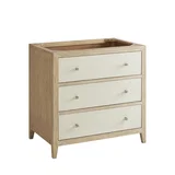 Celeste 36" Single Vanity, Sunwashed Oak with Embossed Shagreen, w/ 3 CM Siberian Silestone Top