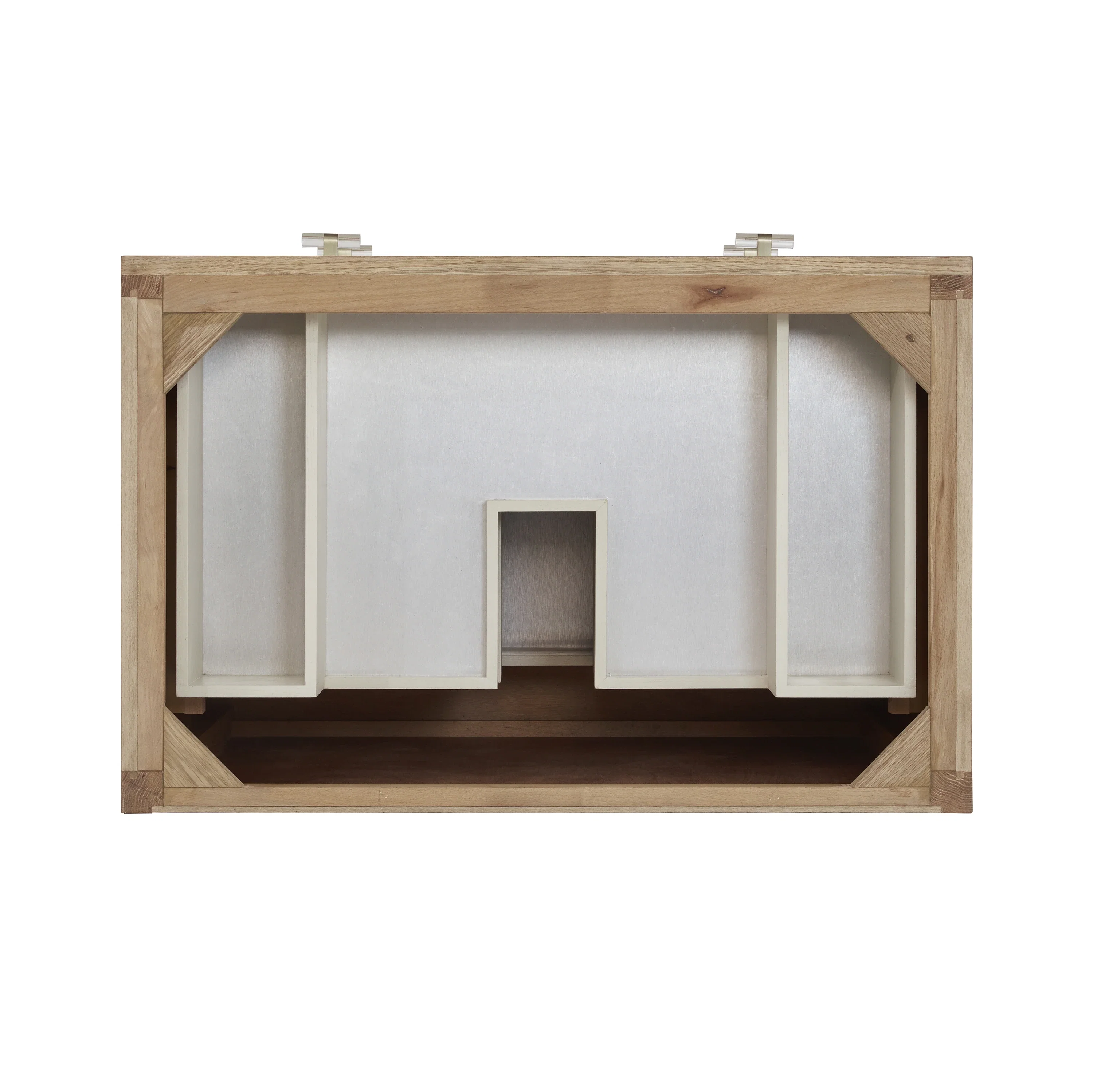 Celeste 36" Single Vanity, Sunwashed Oak with Embossed Shagreen, w/ 3 CM Siberian Silestone Top