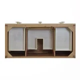 Celeste 48" Single Vanity, Sunwashed Oak with Embossed Shagreen, w/ 3 CM Phantome Eclos Top