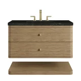 Allamari 36" Single Vanity, Dune Mist w/ 3 CM Phantome Eclos Top