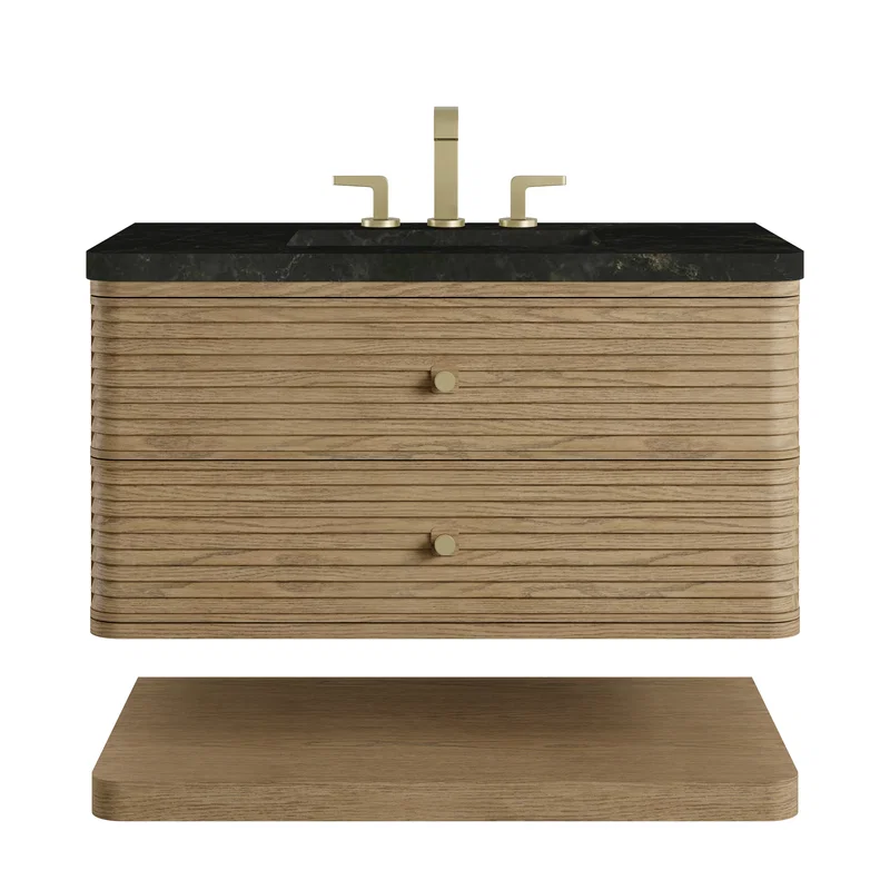 Allamari 36" Single Vanity, Dune Mist w/ 3 CM Phantome Eclos Top