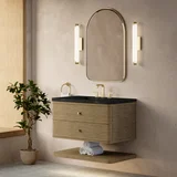 Allamari 36" Single Vanity, Dune Mist w/ 3 CM Phantome Eclos Top