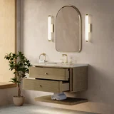 Allamari 36" Single Vanity, Dune Mist w/ 3 CM Tajnar Eclos Top