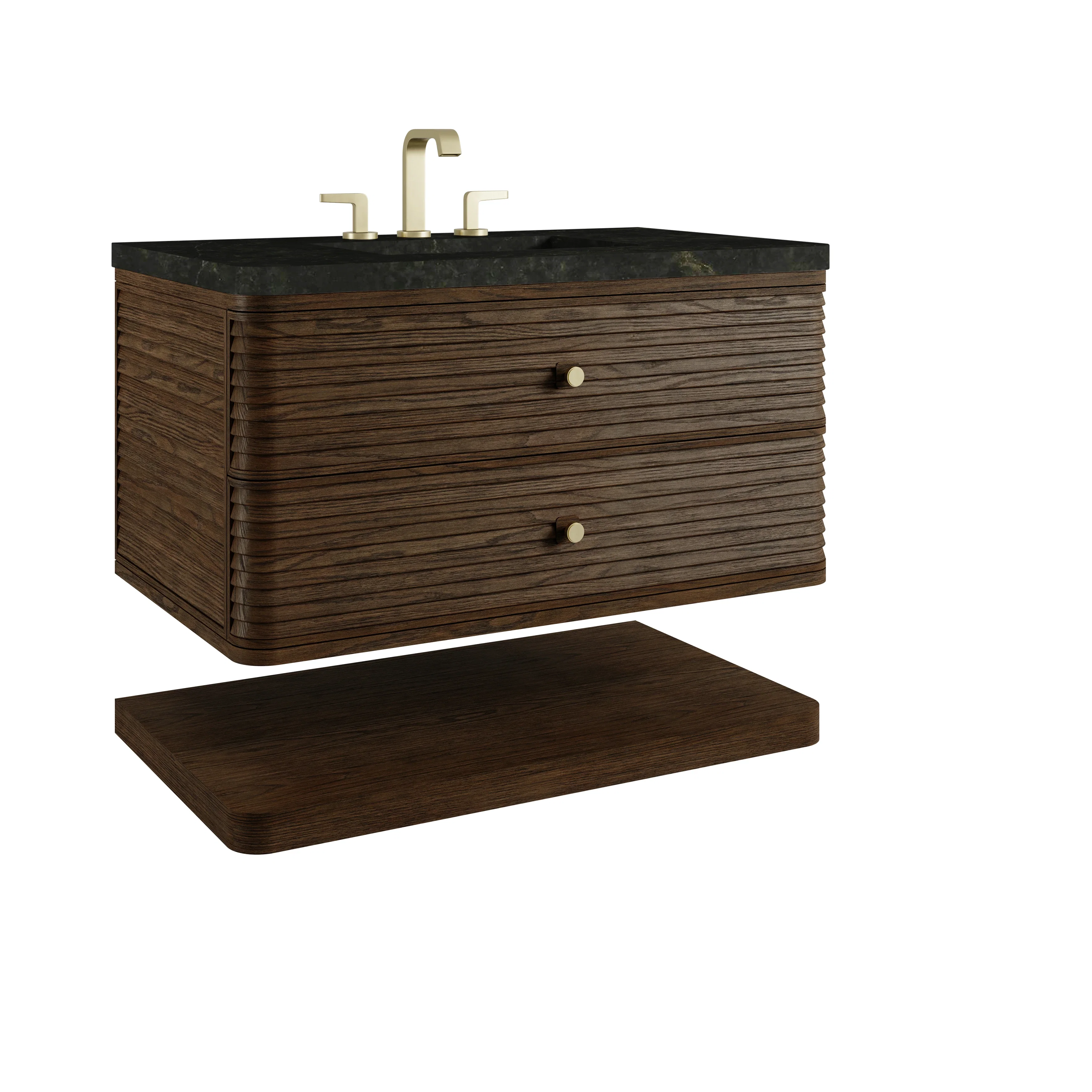 Allamari 36" Single Vanity, Sable w/ 3 CM Phantome Eclos Top