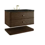 Allamari 36" Single Vanity, Sable w/ 3 CM Phantome Eclos Top