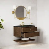 Allamari 36" Single Vanity, Sable w/ 3 CM Phantome Eclos Top
