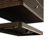 Allamari 36" Single Vanity, Sable w/ 3 CM Siberian Silestone Top