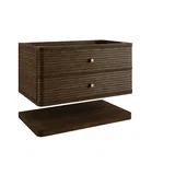 Allamari 36" Single Vanity, Sable w/ 3 CM Siberian Silestone Top