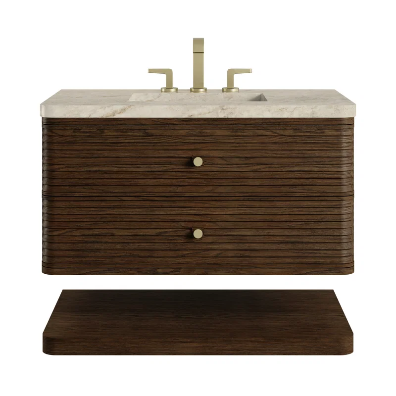 Allamari 36" Single Vanity, Sable w/ 3 CM Tajnar Eclos Top