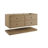Allamari 48" Single Vanity, Dune Mist w/ 3 CM Tajnar Eclos Top w/FreePower Wireless Charger