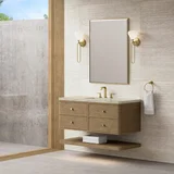 Allamari 48" Single Vanity, Dune Mist w/ 3 CM Tajnar Eclos Top w/FreePower Wireless Charger