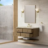 Allamari 48" Single Vanity, Dune Mist w/ 3 CM Tajnar Eclos Top w/FreePower Wireless Charger
