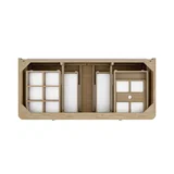 Allamari 48" Single Vanity, Dune Mist w/ 3 CM Siberian Silestone Top