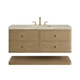 Allamari 48" Single Vanity, Dune Mist w/ 3 CM Tajnar Eclos Top