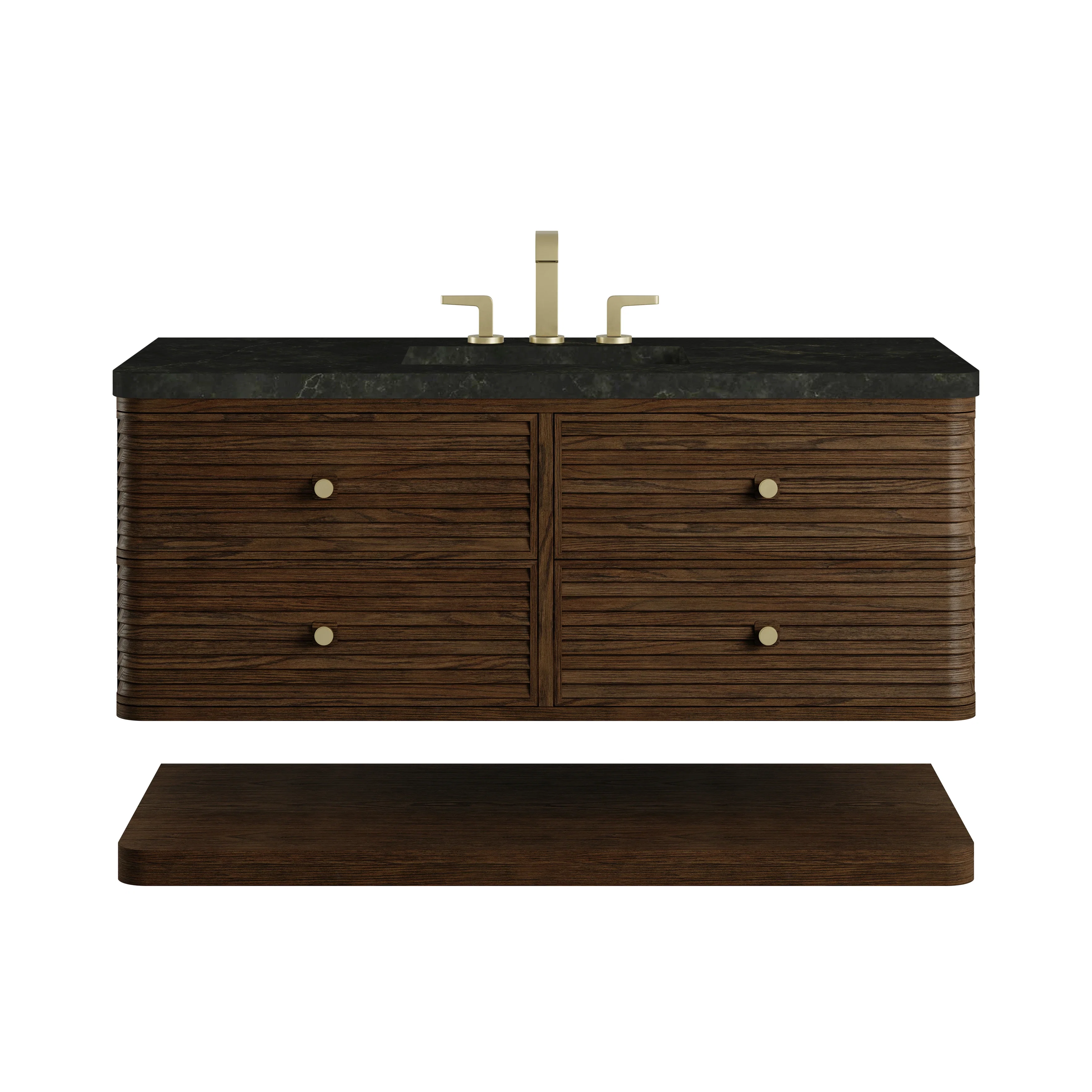 Allamari 48" Single Vanity, Sable w/ 3 CM Phantome Eclos Top