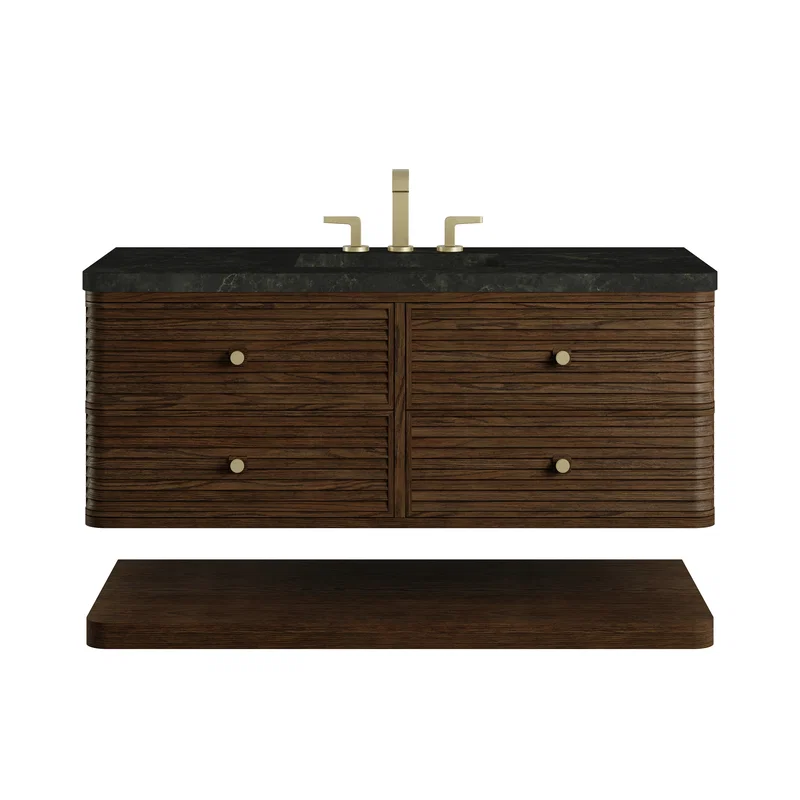 Allamari 48" Single Vanity, Sable w/ 3 CM Phantome Eclos Top