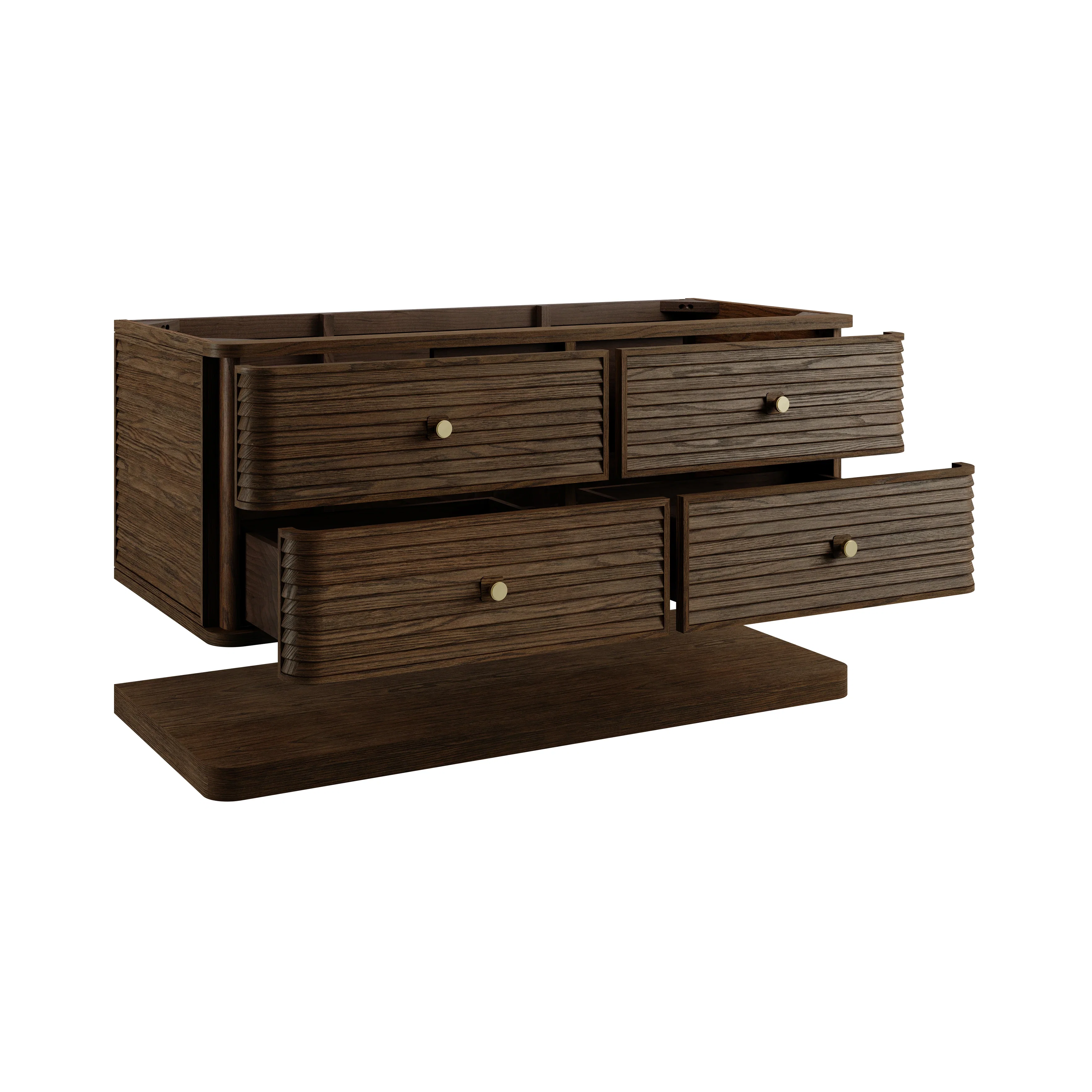 Allamari 48" Single Vanity, Sable w/ 3 CM Phantome Eclos Top
