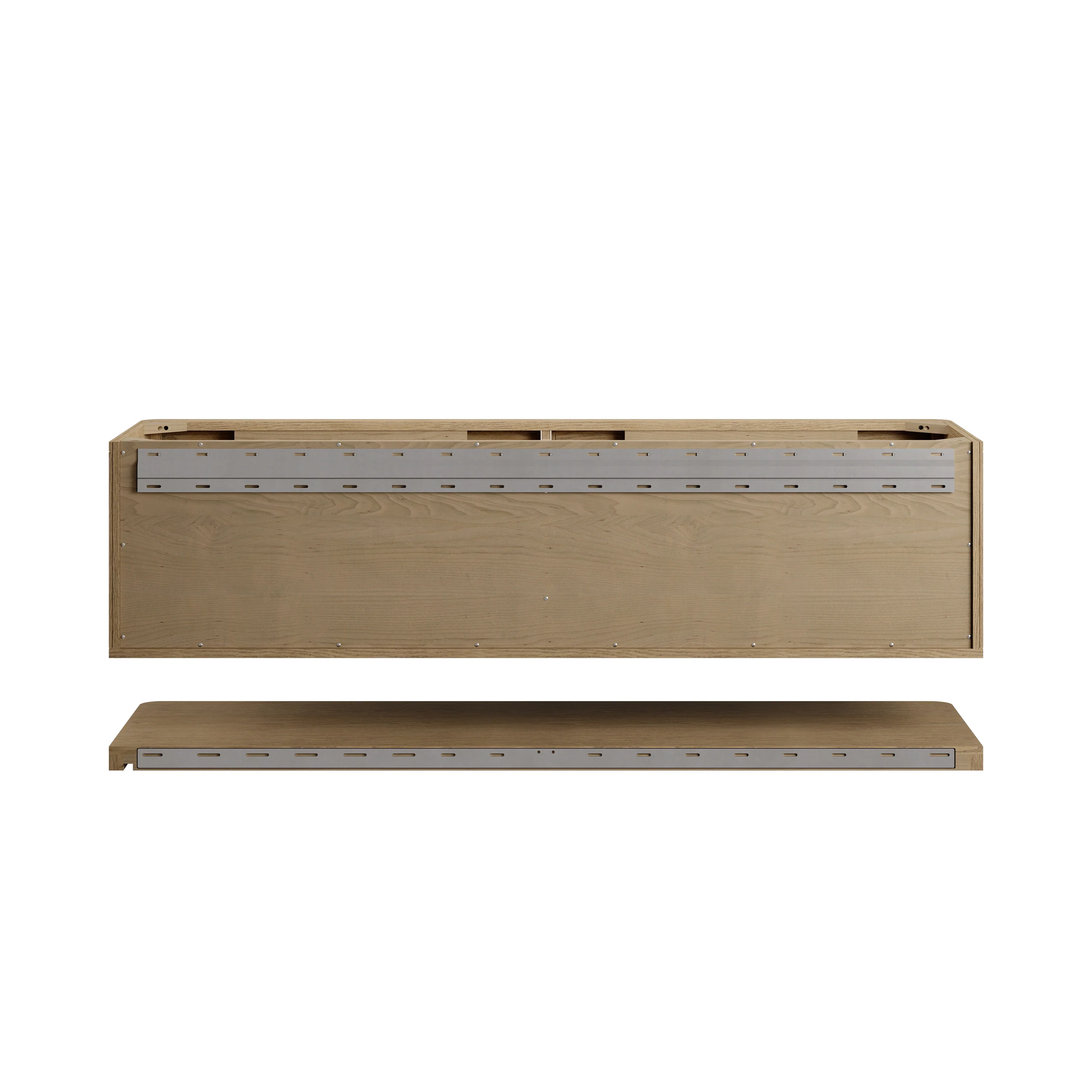 Allamari 72" Double Vanity, Dune Mist w/ 3 CM Phantome Eclos Top