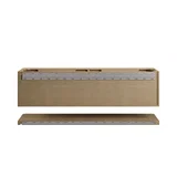 Allamari 72" Double Vanity Cabinet, Dune Mist