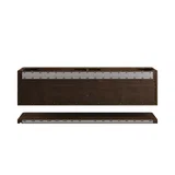 Allamari 72" Double Vanity, Sable w/ 3 CM Tajnar Eclos Top