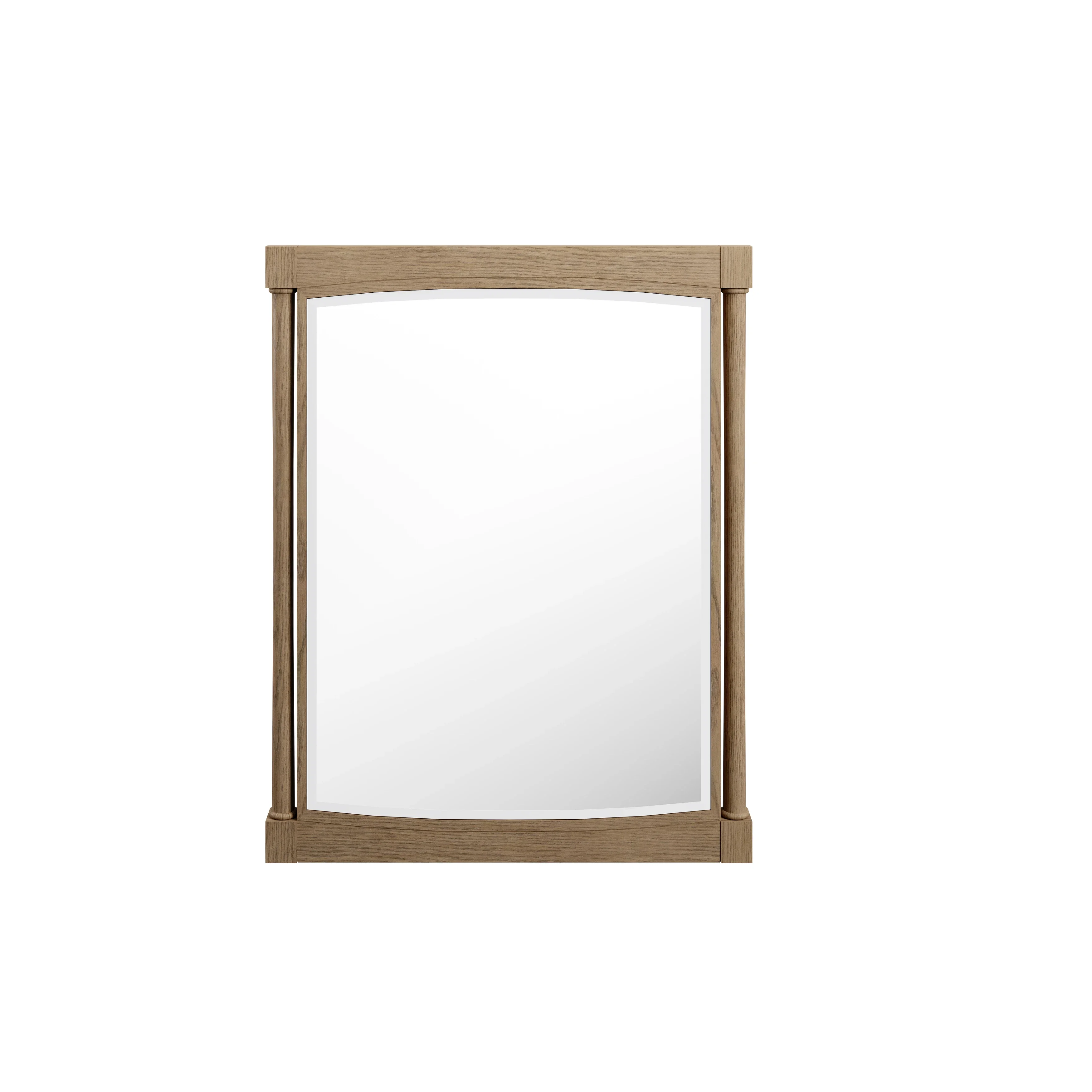 Kinnsden 30" Mirror, Weathered Oak