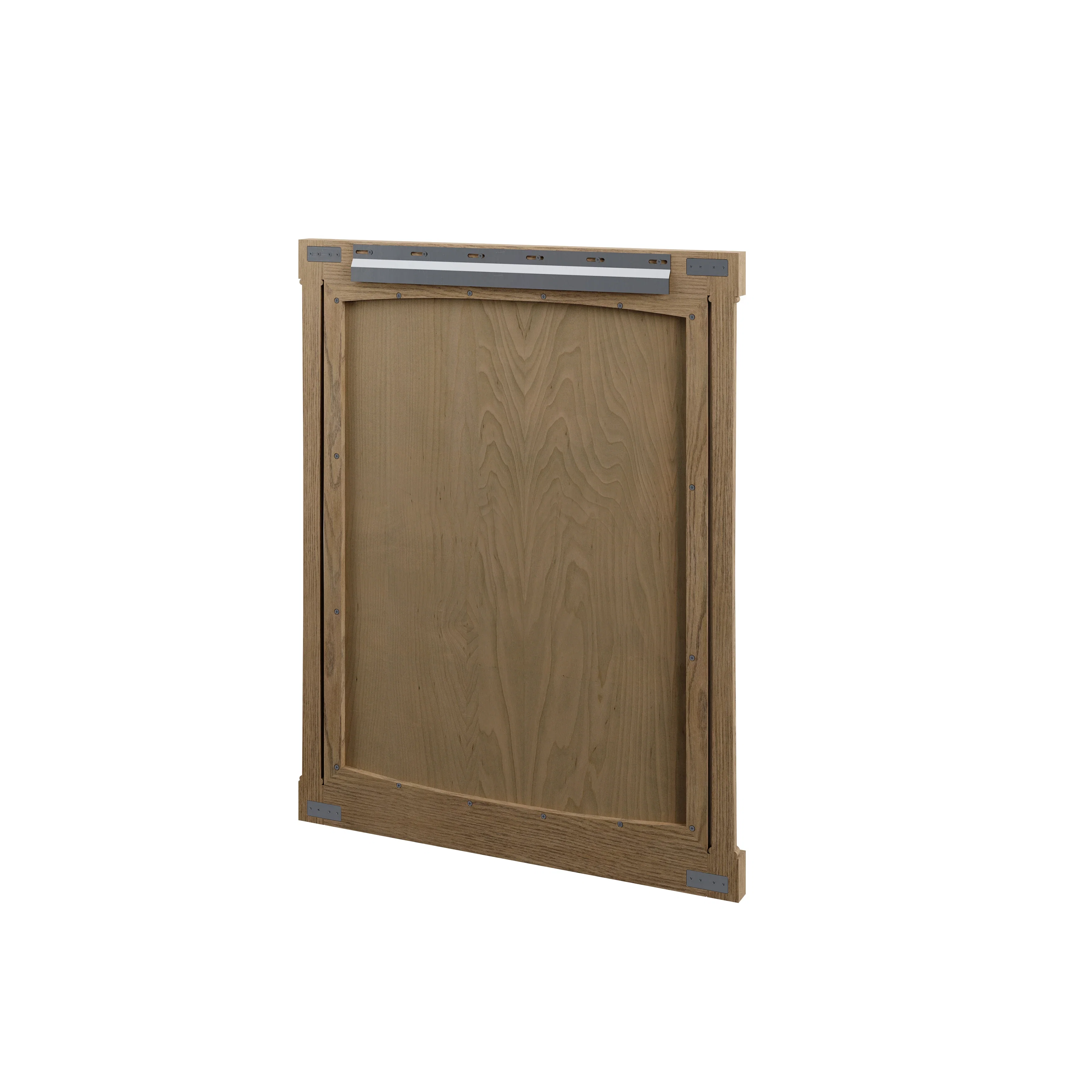 Kinnsden 30" Mirror, Weathered Oak