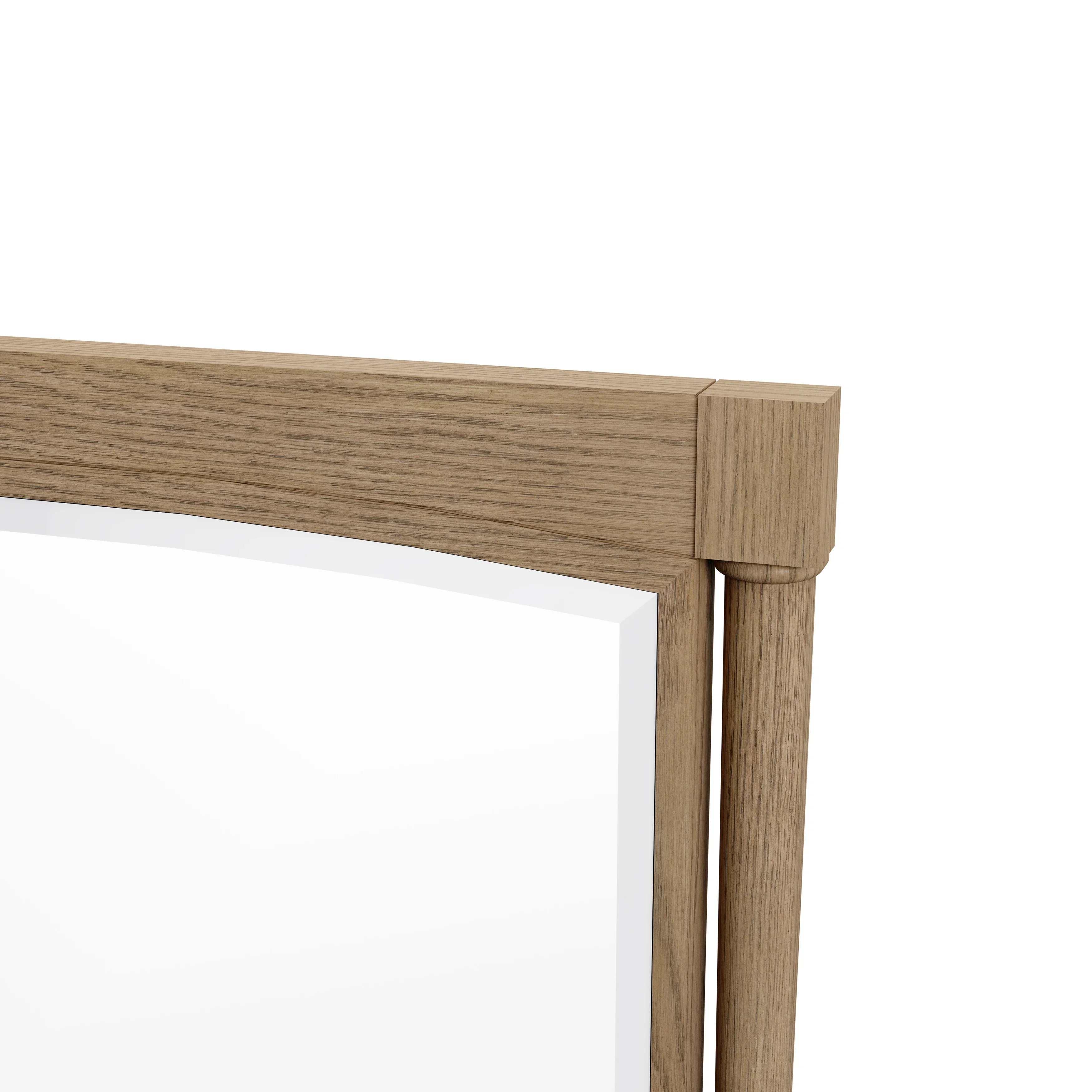 Kinnsden 30" Mirror, Weathered Oak