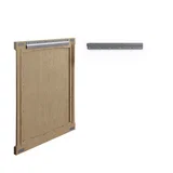 Kinnsden 30" Mirror, Weathered Oak